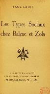 Les  types sociaux chez Balzac et Zola