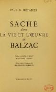 Saché dans la vie et l'œuvre de Balzac
