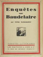 Enquêtes sur Baudelaire : documents inédits