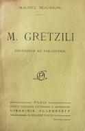 M. Gretzili, professeur de philosophie
