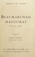 Beaumarchais magistrat : documents inédits