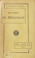 Oeuvres de P. J. de Béranger