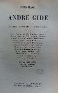 Hommage à André Gide : études, souvenirs, témoignages