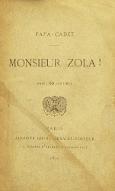 Monsieur Zola !