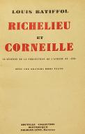 Richelieu et Corneille : la légende de la persécution de l'auteur du Cid