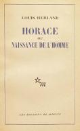 Horace ou Naissance de l'homme