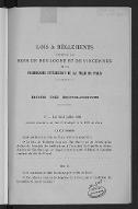 Lois et règlements concernant les bois de Boulogne et de Vincennes et les promenades intérieures de la Ville de Paris