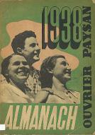 Almanach ouvrier-paysan : 1938