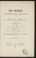 Les  sources de l'histoire de Seine-et-Oise : rapports lus à la conférence des Sociétés savantes du département en 1902