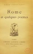 Rome et quelques poèmes