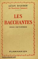 Les  bacchantes : roman contemporain