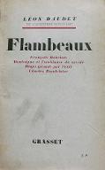 Flambeaux : Rabelais, Montaigne, Victor Hugo, Baudelaire