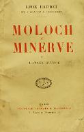 Moloch et Minerve ou L'après guerre
