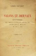 Salons et journaux : souvenirs des milieux littéraires, politiques, artistiques et médicaux de 1880 à 1908