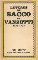 Lettres de Sacco et Vanzetti 1921-1927
