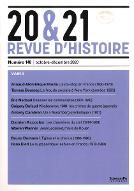 20 & 21 Revue d'histoire - octobre / décembre 2020 - n°148