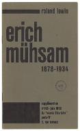 Erich Mühsam 1878-1934