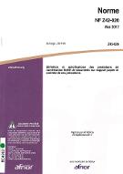 Norme française NF Z 42-026 : définition et spécifications des prestations de numérisation fidèle de documents sur support papier et contrôle de ces prestations