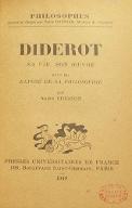 Diderot : sa vie, son œuvre
