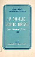 La  Nouvelle Gazette rhénane = Neue Rheinische Zeitung. Tome 3, 14 février 1849 - 19 mai 1849