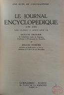 Une suite de l'Encyclopédie : le Journal encyclopédique (1756 - 1793)