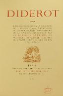 Diderot : discours prononcé à la Sorbonne le 15 noembre 1913, à l'occasion du deux-centième anniversaire de la naissance de Diderot
