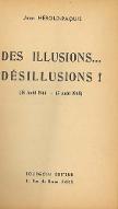 Des illusions... désillusions ! : 15 août 1944 - 15 août 1945