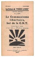 Le  communisme libertaire, but de la CNT