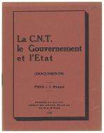 La  CNT, le gouvernement et l'état : documents