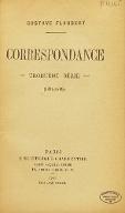 Correspondance. 3ème série, 1854-1869