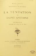 La  tentation de Saint Antoine