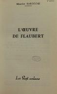L'oeuvre de Flaubert