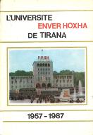 L'université Enver Hoxha de Tirana : 1957-1987