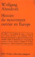 Histoire du mouvement ouvrier en Europe