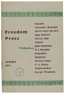 Freedom press : publications : spring 1951