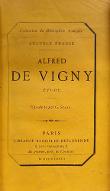 Alfred de Vigny : étude
