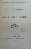 Discours de réception de Anatole France