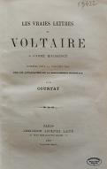 Les  vraies lettres de Voltaire à l'abbé Moussinot