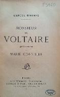 Monsieur de Voltaire précepteur de Marie Corneille