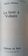 La  faute à Voltaire