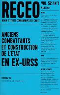 RECEO : Revue d'études comparatives Est-Ouest - mars 2021 - Vol. 52 n°1