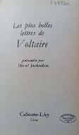Les  plus belles lettres de Voltaire