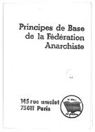 Principes de base de la Fédération anarchiste