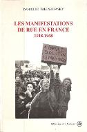 Les  manifestations de rues en France : 1918-1968