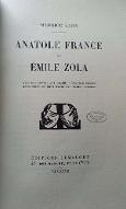 Anatole France et Emile Zola