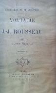 Voltaire et J.-J. Rousseau
