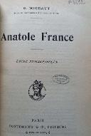 Anatole France : étude psychologique