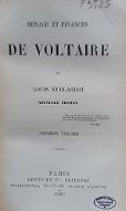Ménage et finances de Voltaire
