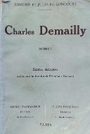 Charles Demailly : roman