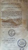 Manuel portatif contenant la Constitution française de l'An VIII, suivie de la liste des noms et demeures des membres du Consulat...